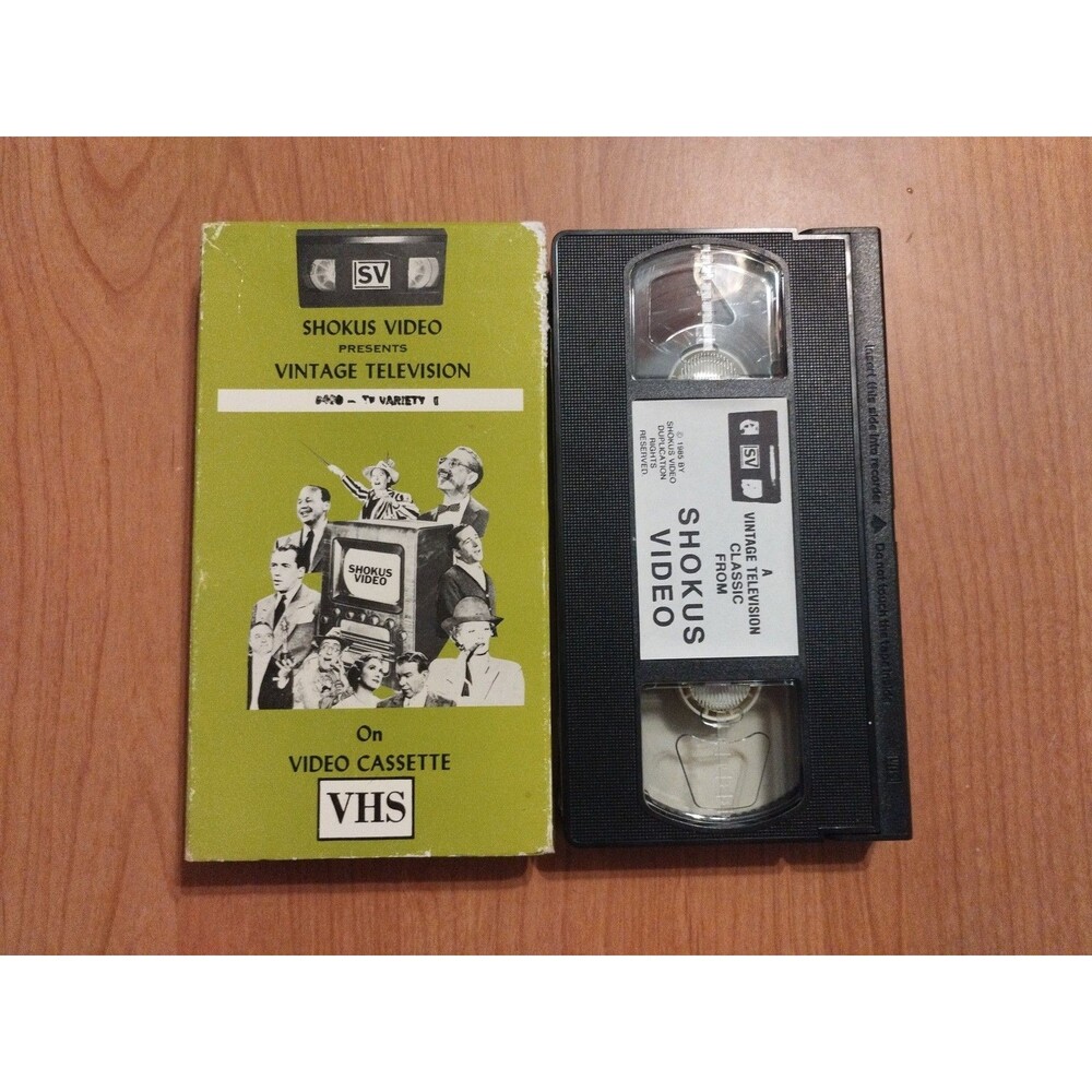 Shokus Video Vintage Television VHS #409 TV Variety II - Marx Bros